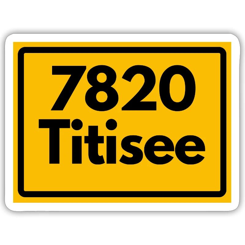 OLD POSTCODE POSTCODE RETRO 7820 TITISEE HEIMAT