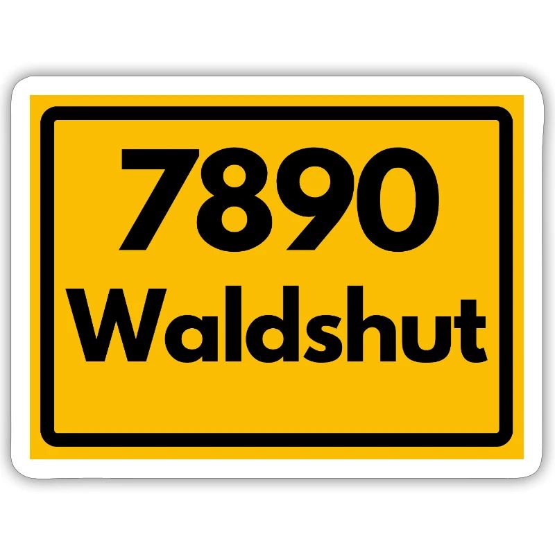 OLD POSTCODE POSTCODE RETRO 7890 WALDSHUT HEIMAT