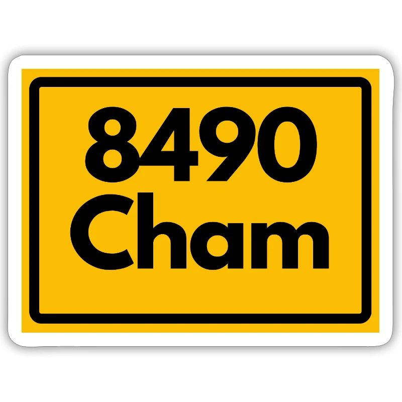 ANCIEN CODE POSTAL RETRO 8490 CHAM HEIMATSTOLZ