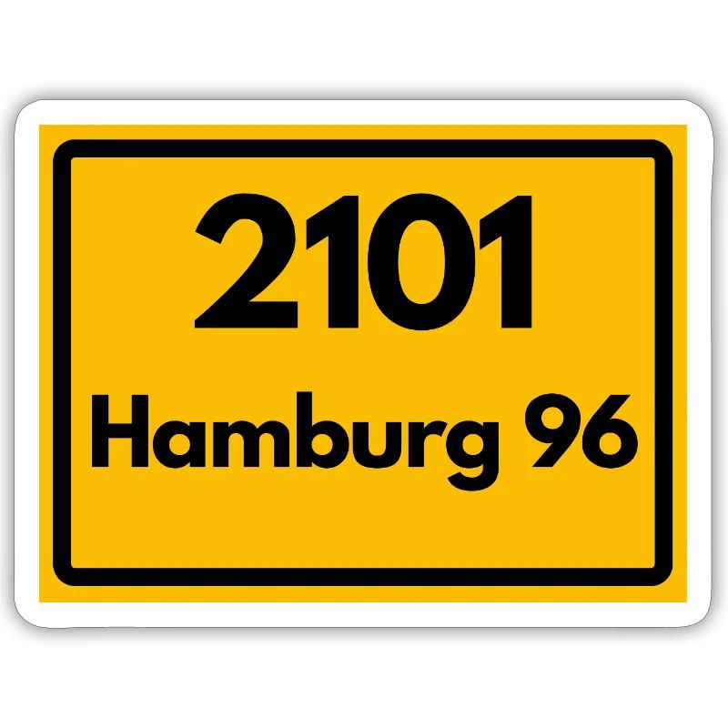 ANCIEN CODE POSTAL RETRO 2101 HAMBOURG 96 HEIMAT
