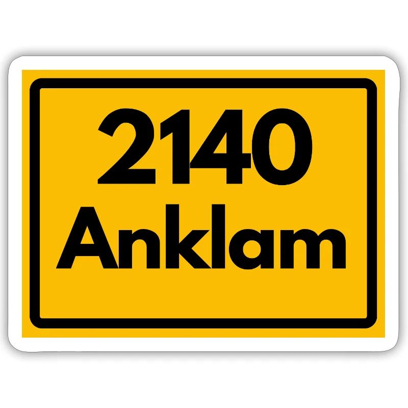 ANCIEN CODE POSTAL RÉTRO 2140 ANKLAM HEIMAT