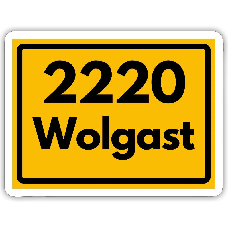 OLD POSTCODE POSTCODE RETRO 2220 WOLGAST HEIMAT