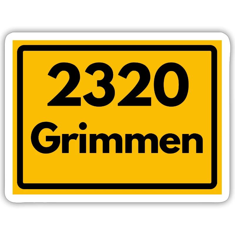 OLD POSTCODE POSTCODE RETRO 2320 GRIMMEN HEIMAT