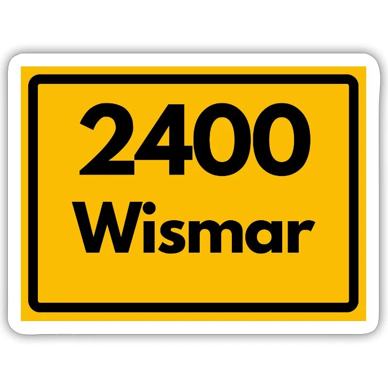 ANCIEN CODE POSTAL RETRO 2400 WISMAR HEIMAT
