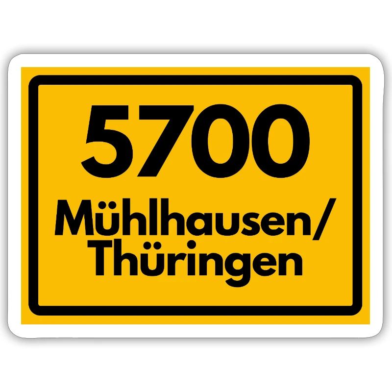 ANCIEN CODI POSTAL 5700 MÜHLHAUSEN THURINGIA