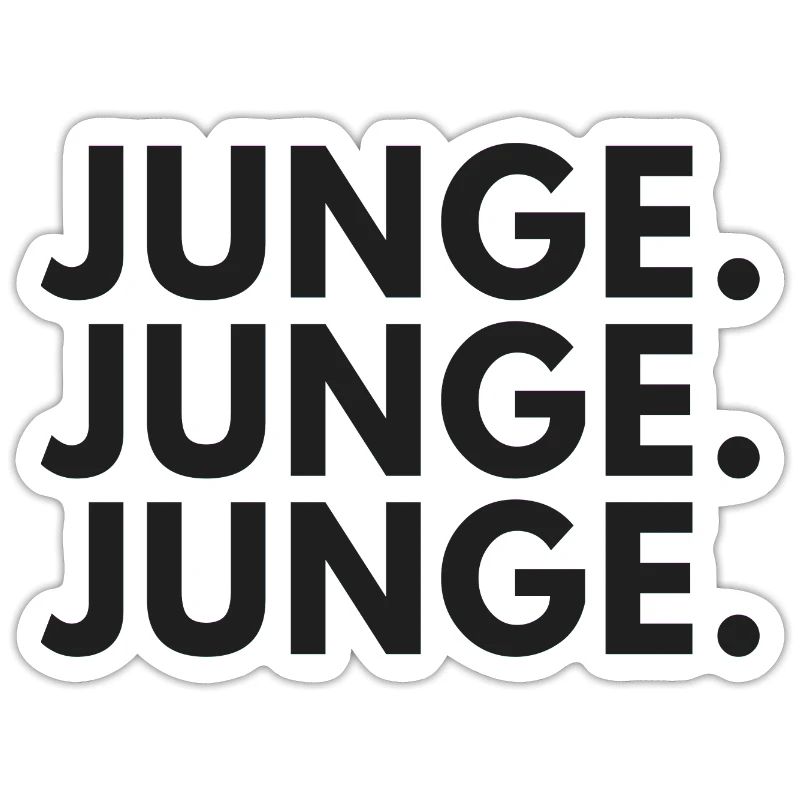 Junge Junge Junge lustiges Statement Kranplätze
