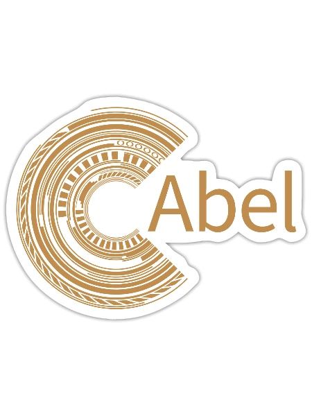 For Abel - Sticker size S (10 x 10 cm) - white matte - Front