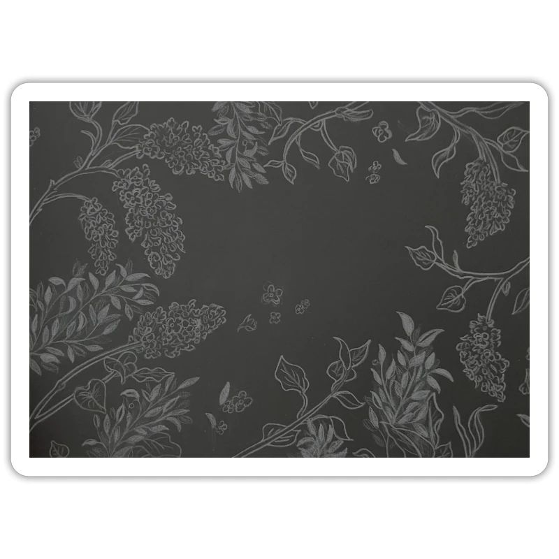 motif lilas noir et blanc