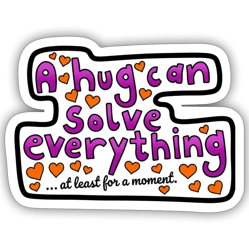 A hug can help