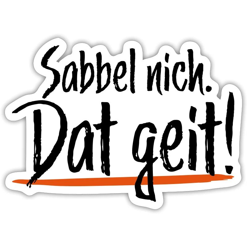 Sabbel pas dat geit