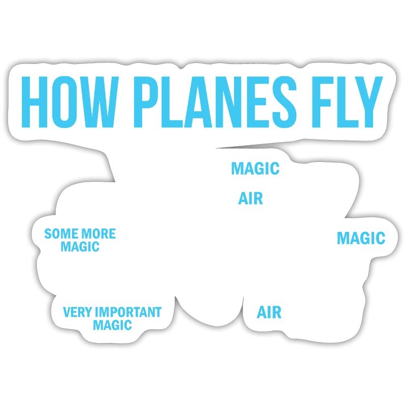 How Planes Fly Funny Aerospace Engineering Gift