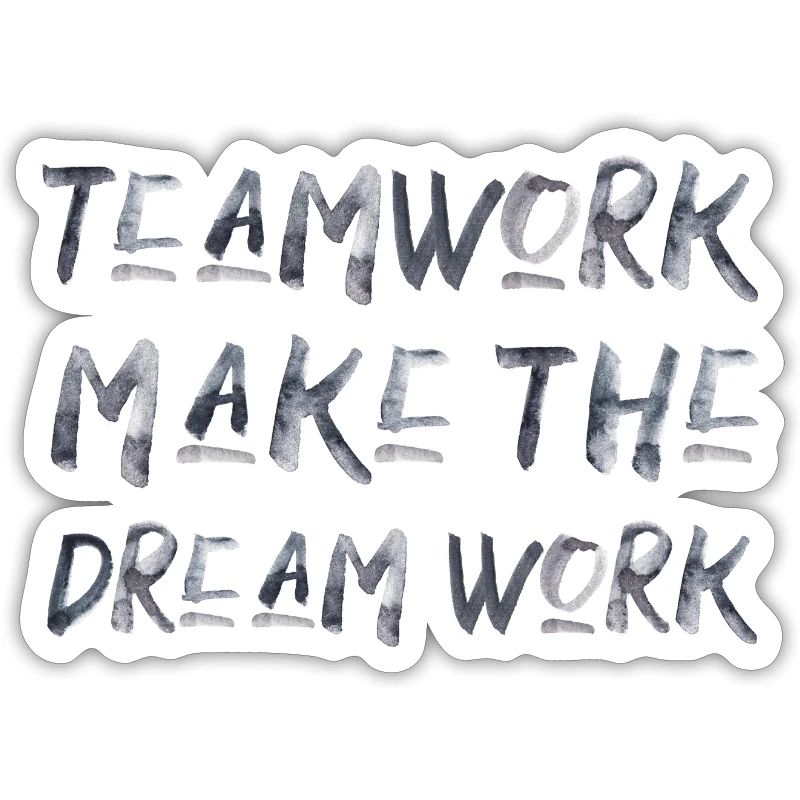 teamwork dream work d’équipe sort