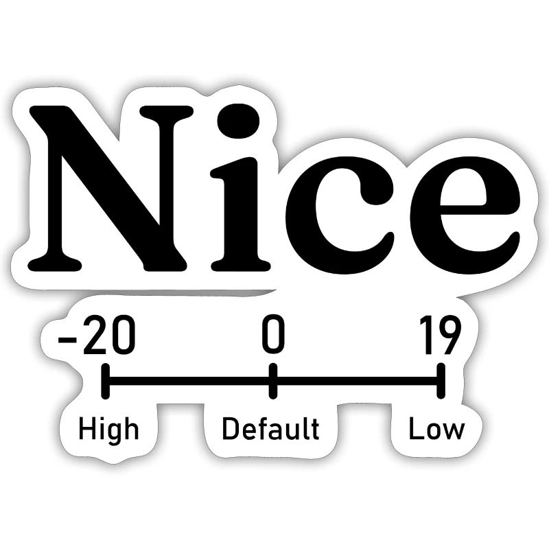 Belle | commande de priorité de processus linux