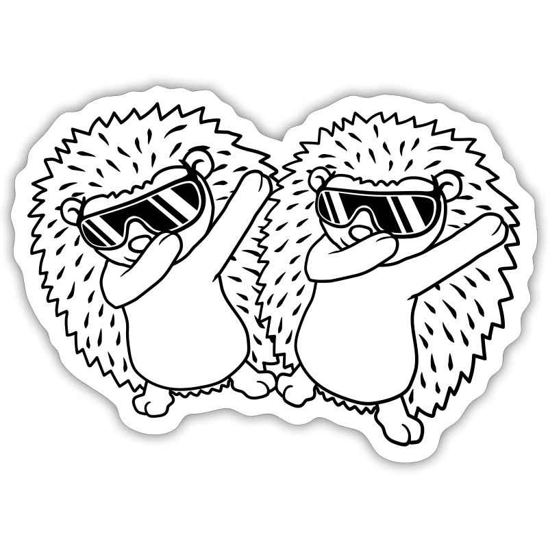 Équipe 2 dabbing Hedgehogs