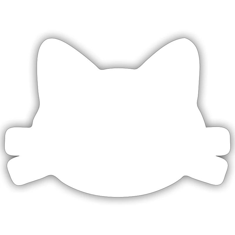 Cat with angular slit eyes