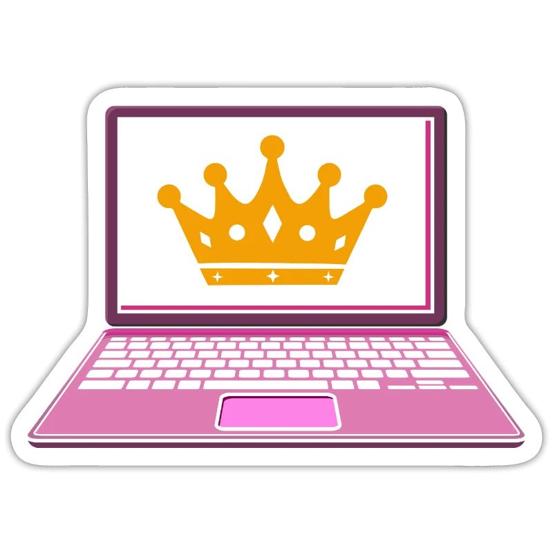 Computer Krone Königin Programmiererin