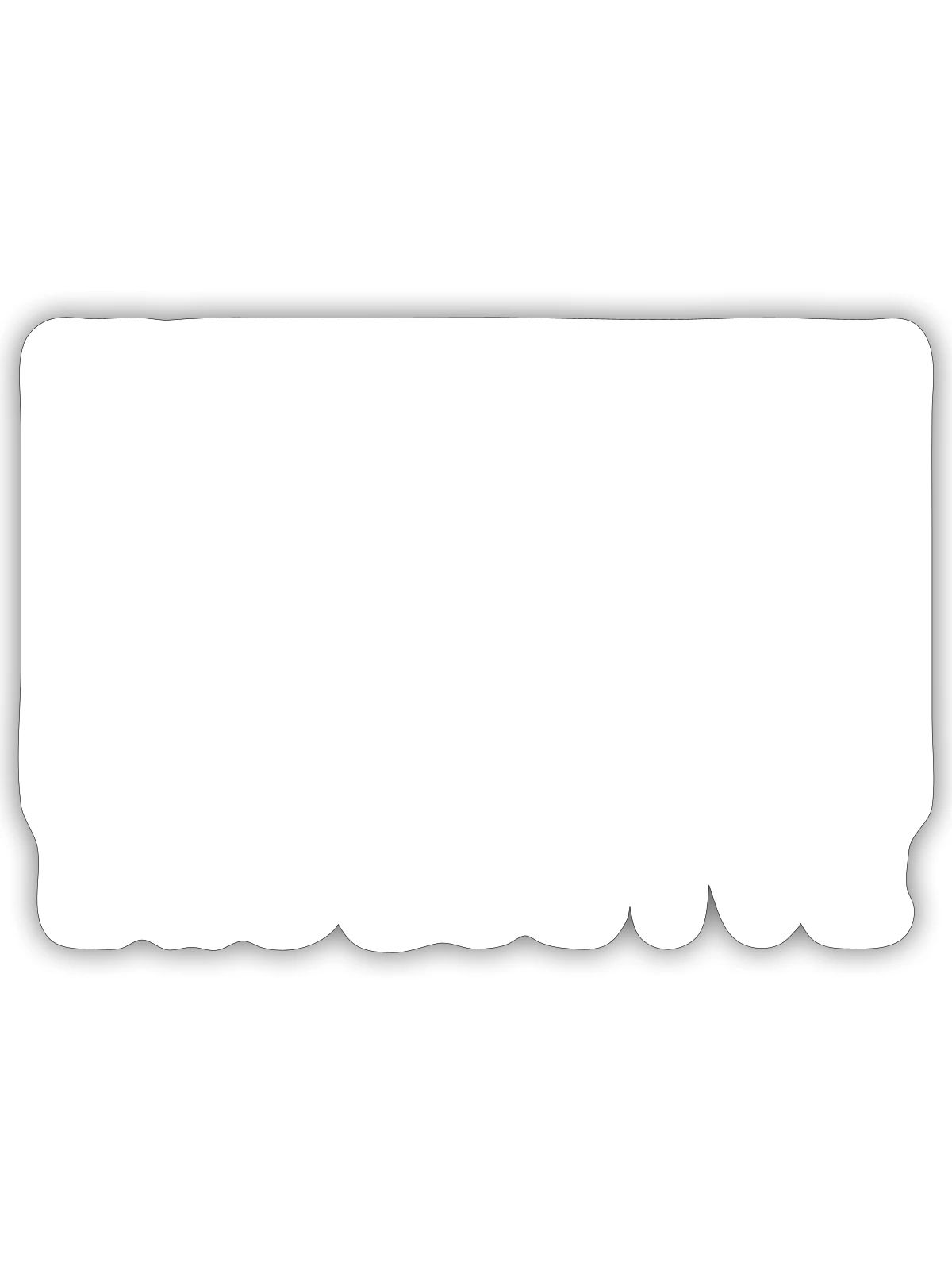 Blanc exclusif - Sticker taille S (10 x 10 cm) - blanc mat - Devant