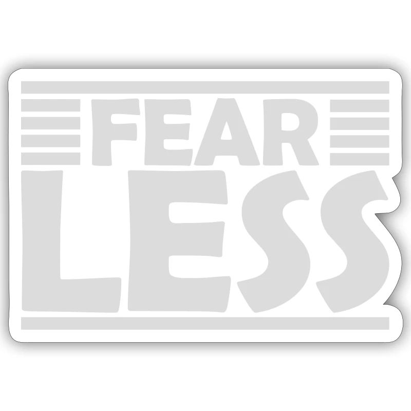 fearless Text Quote Design