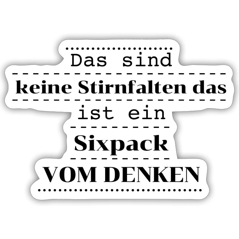 Funny Sayings Folding vs. Six-Pack