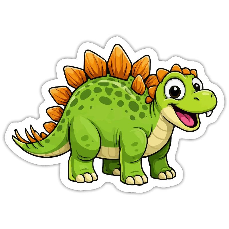 Cheerful Dino Stegosaurus