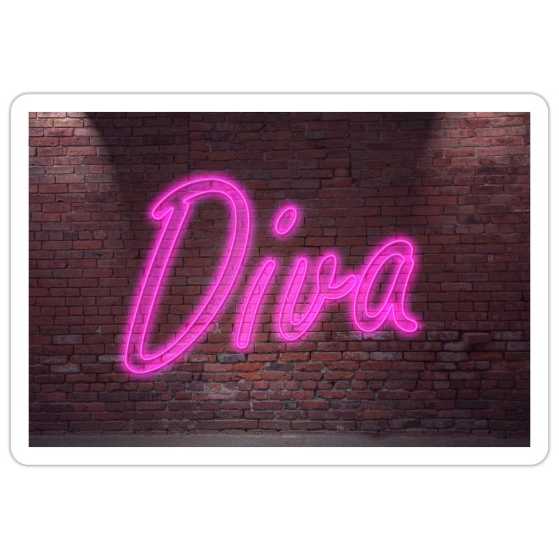 Néon affiches de diva