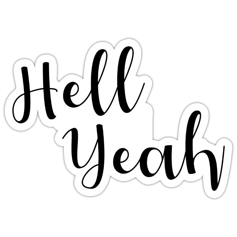Hell Yeah Lettering