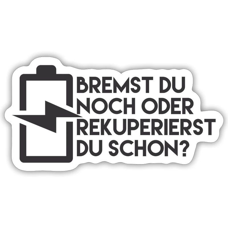 Bremst du noch oder rekuperierst du schon?