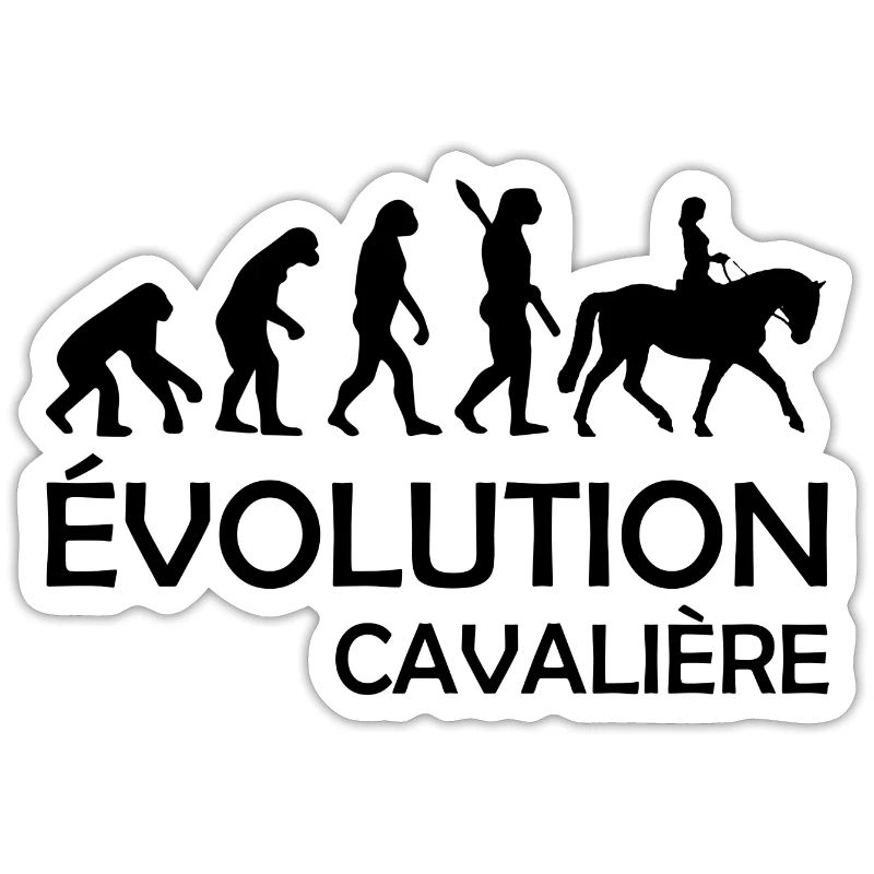 evolution cavaliere / humour cavalière