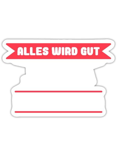 Janina Name Design für stolze Janinas - Sticker Größe S (10 x 10 cm) - Mattweiß - Vorne