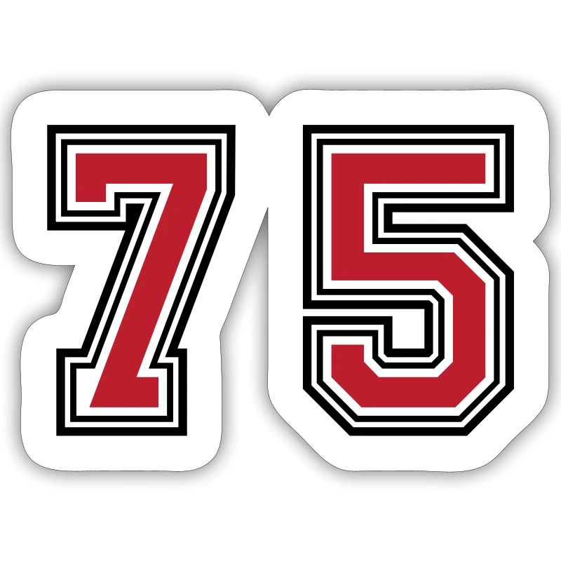 75 Symbole numérique