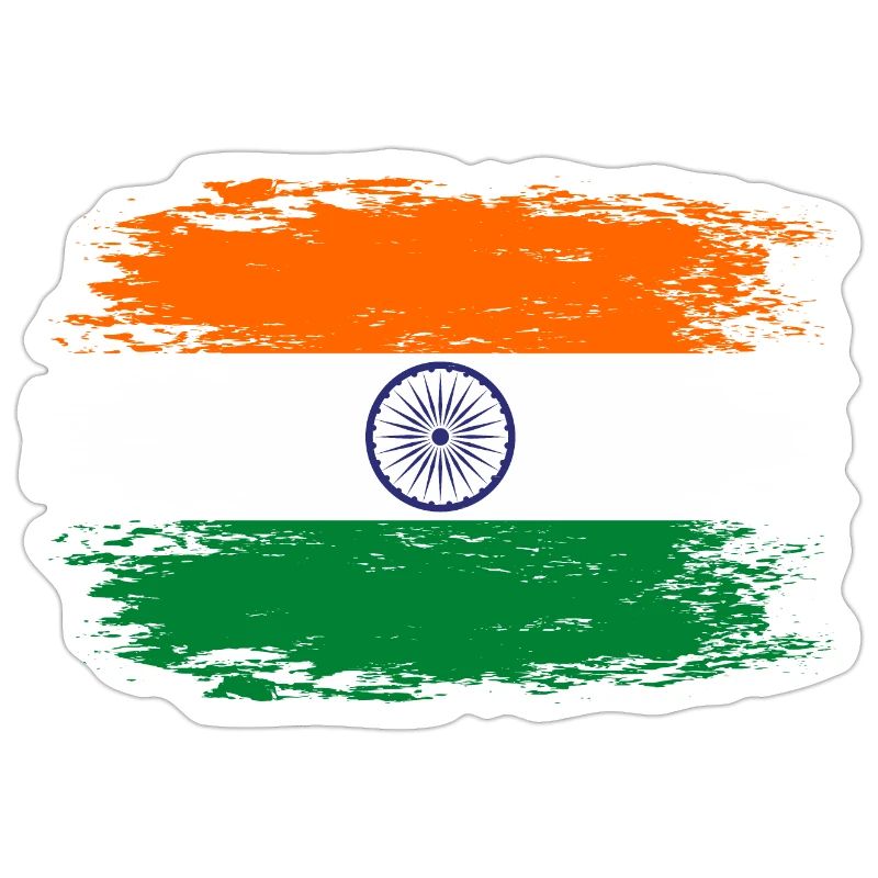 Drapeau de l’Inde aspect utilisé