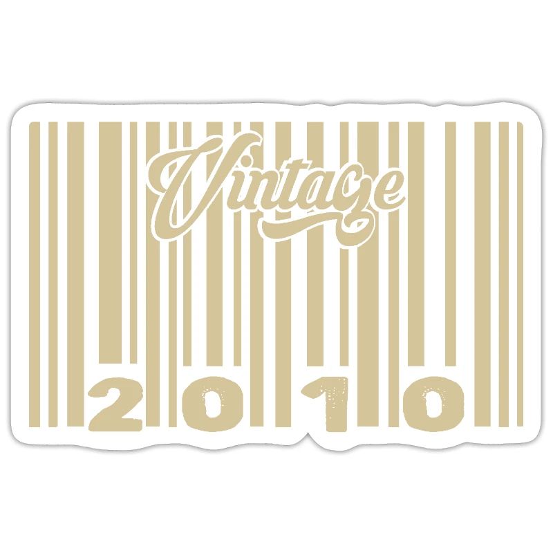 vintage 2010 Barcode 2010: Year 2025.