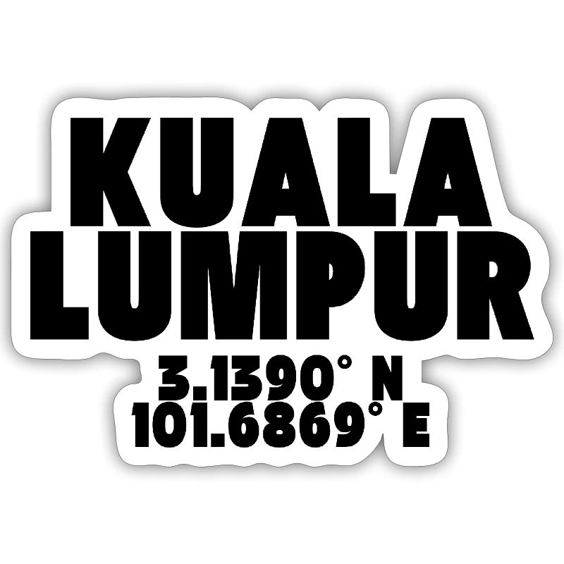 Kuala Lumpur - Design with coordinates