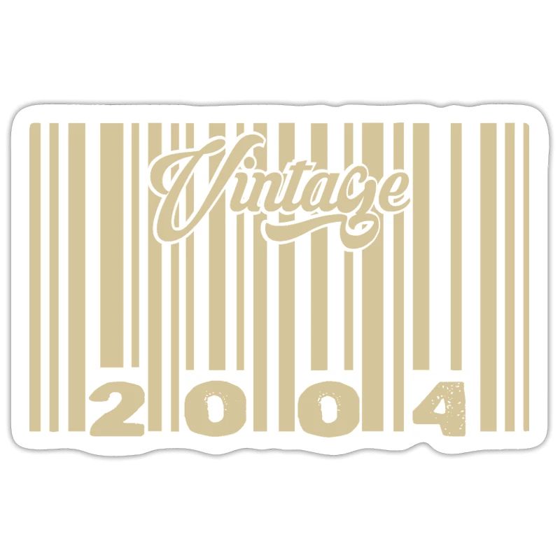 vintage 2004 Barcode 2004: Year 2025.