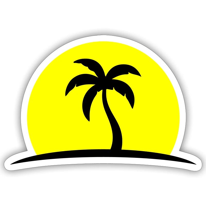 Palm Tree Beach Soleil