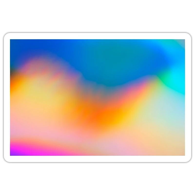 Décor de dégradé des vagues de couleur