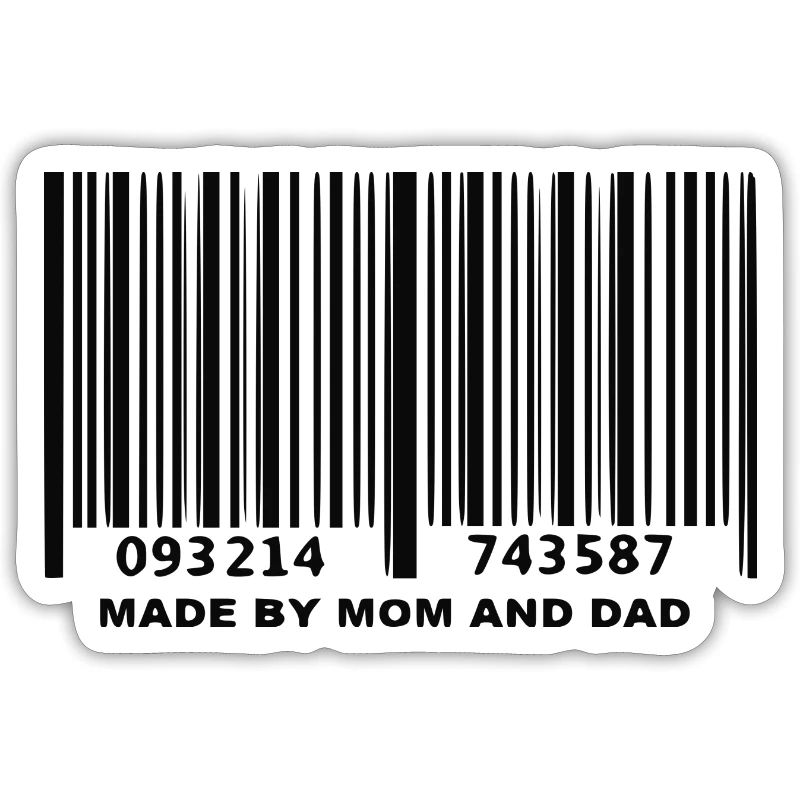 Code à barres maman et papa