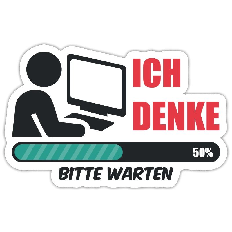 Informatiker ich denke Nerd coding Admin Geek IT