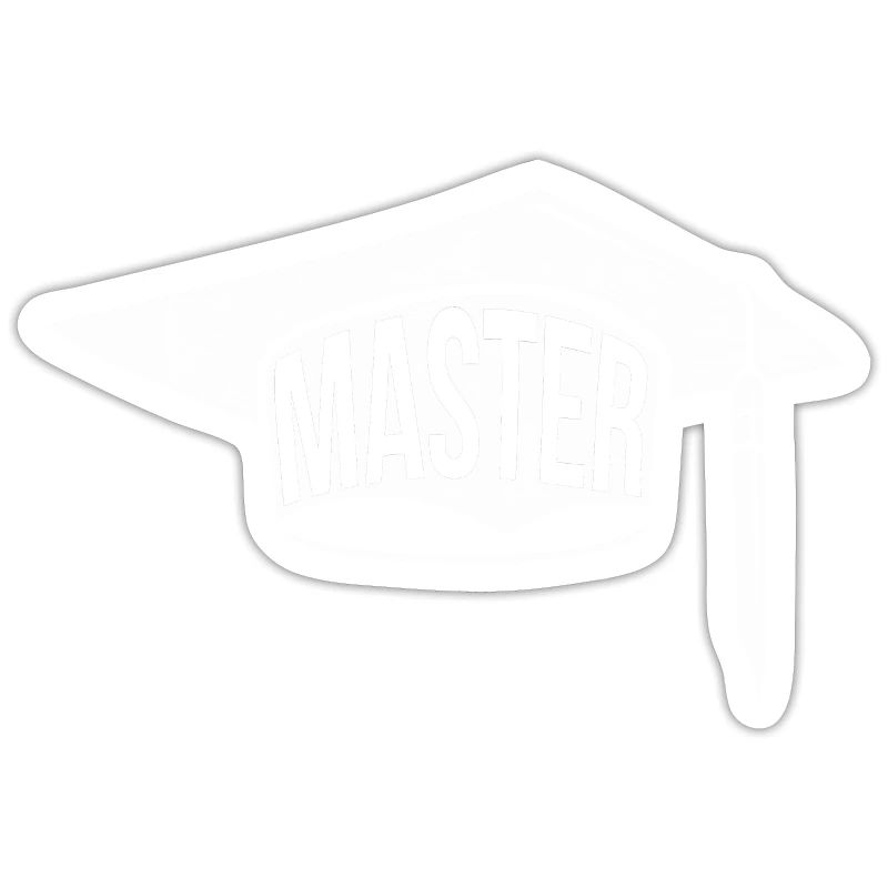 Master Abschluss Geschenk Spruch Master Hut