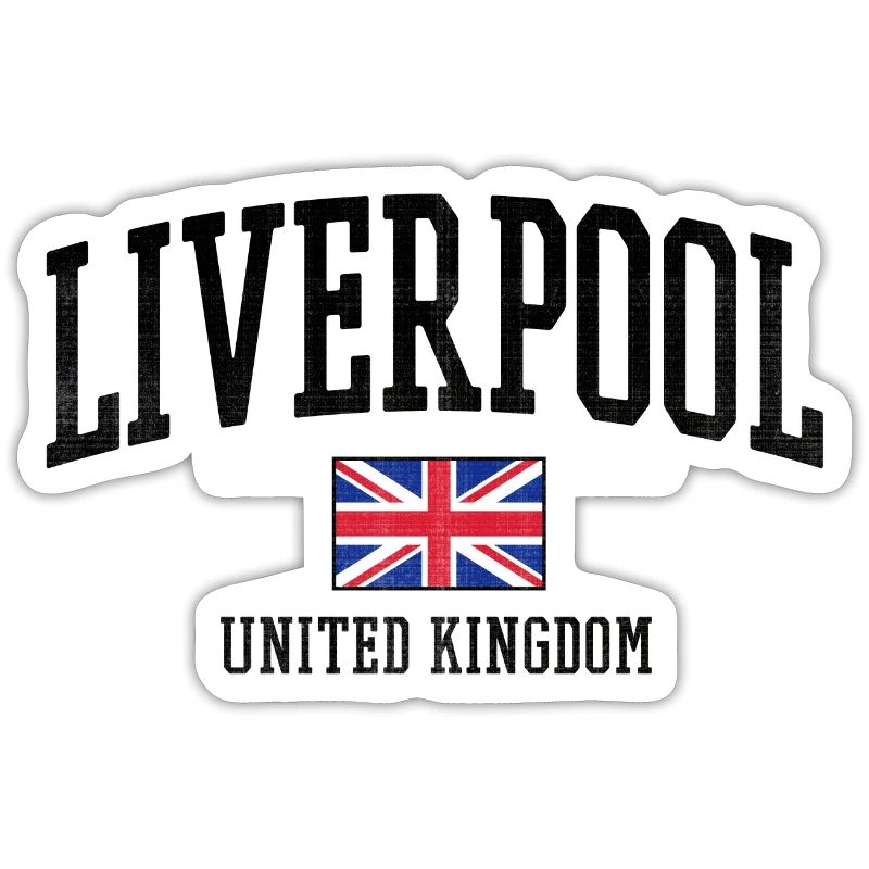 Style du drapeau de Liverpool UK