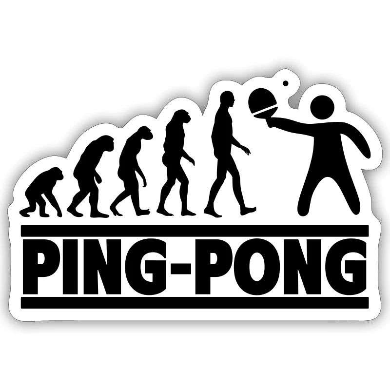 Ping-pong evolution: From human to table tennis player
