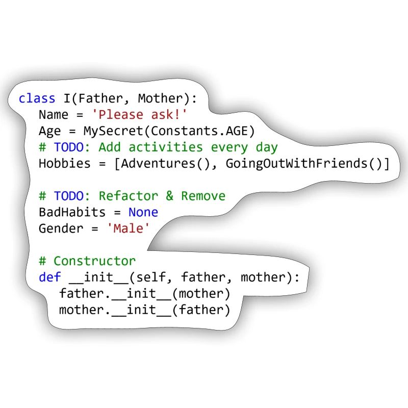 I am a python class
