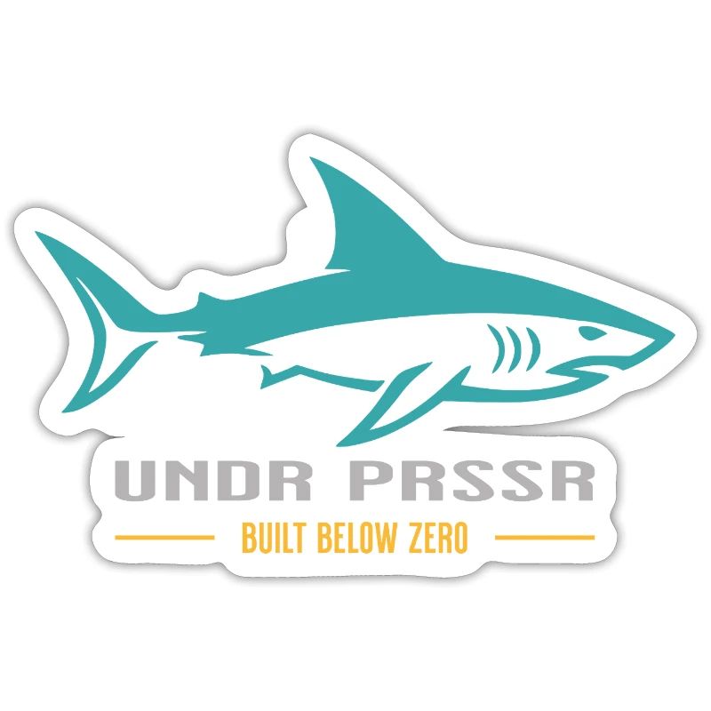 Requin UNDR PRSSR Plongeur Plongeur Construit en dessous de zéro