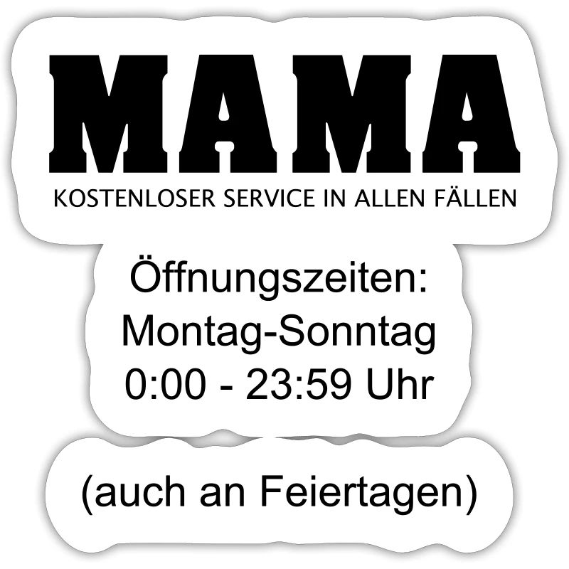 Mama Muttertag Service 24/7 1c