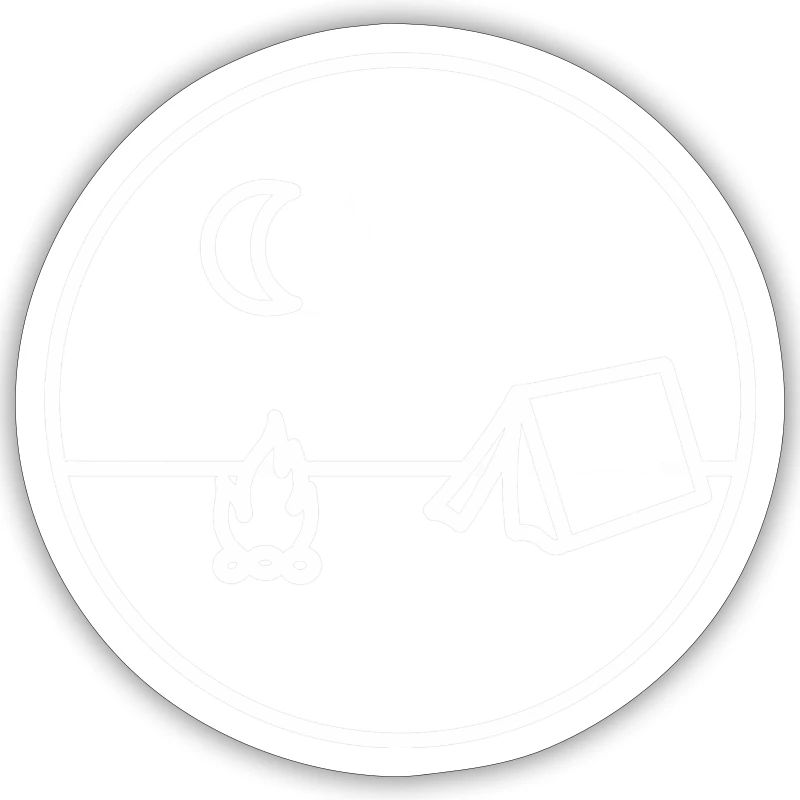 Camping -midnight + campfire