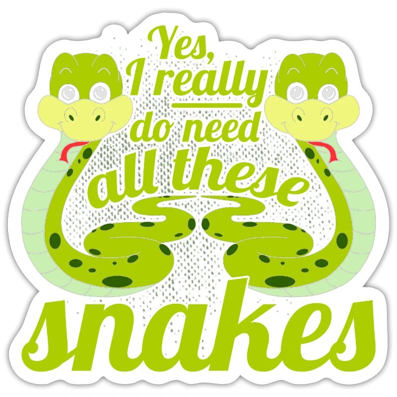 I Really Do Need All These Snakes Python serpent