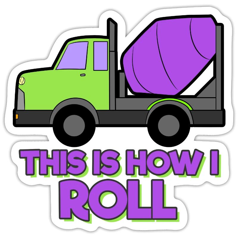 Excavator Construction Site Construction Worker Construction Rollers I Gift
