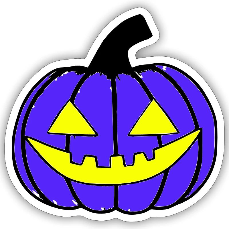 Halloween Spooky Pumpkin Lantern Vector