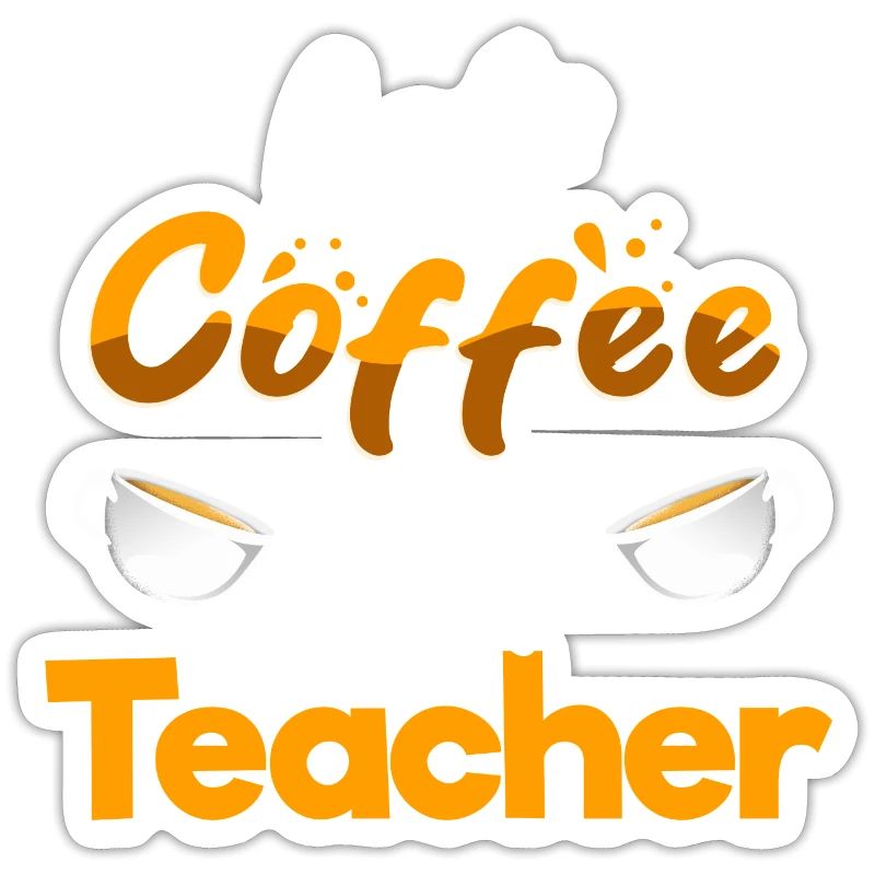 Half Coffee Half Teacher Funny Teaching Humor