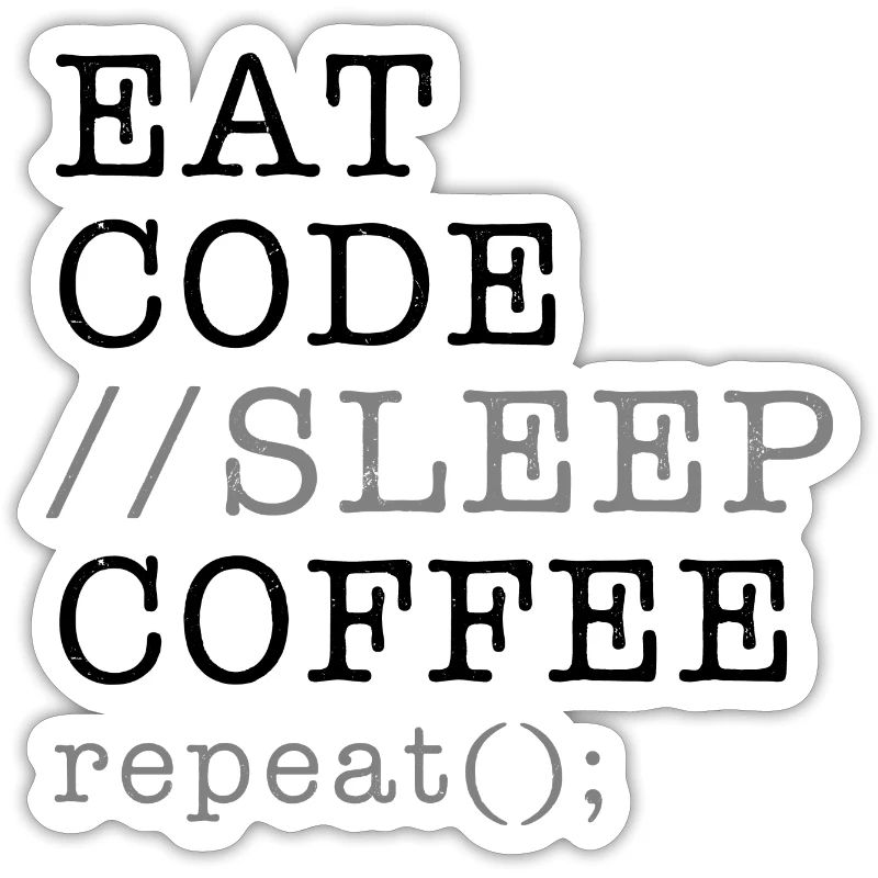 Informatique Python Programmeur Manger Code Sommeil